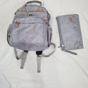 Diaper Bag/ Back pack Gray DIKASLON